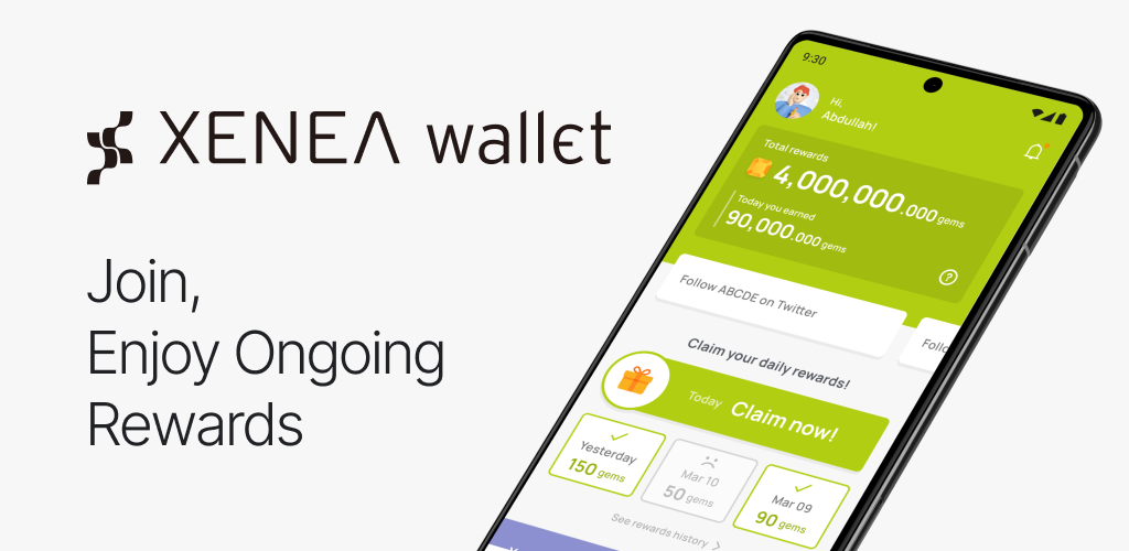 Xenea wallet Referral Code: 159mobIK8W